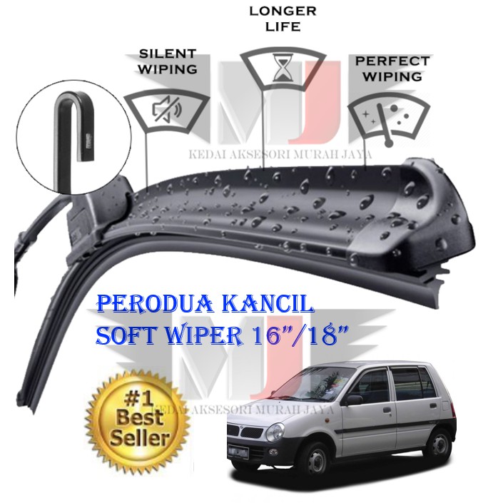 Perodua Kancil old Kancil New 100?r Wiper Soft Rubber Wipers Blade
