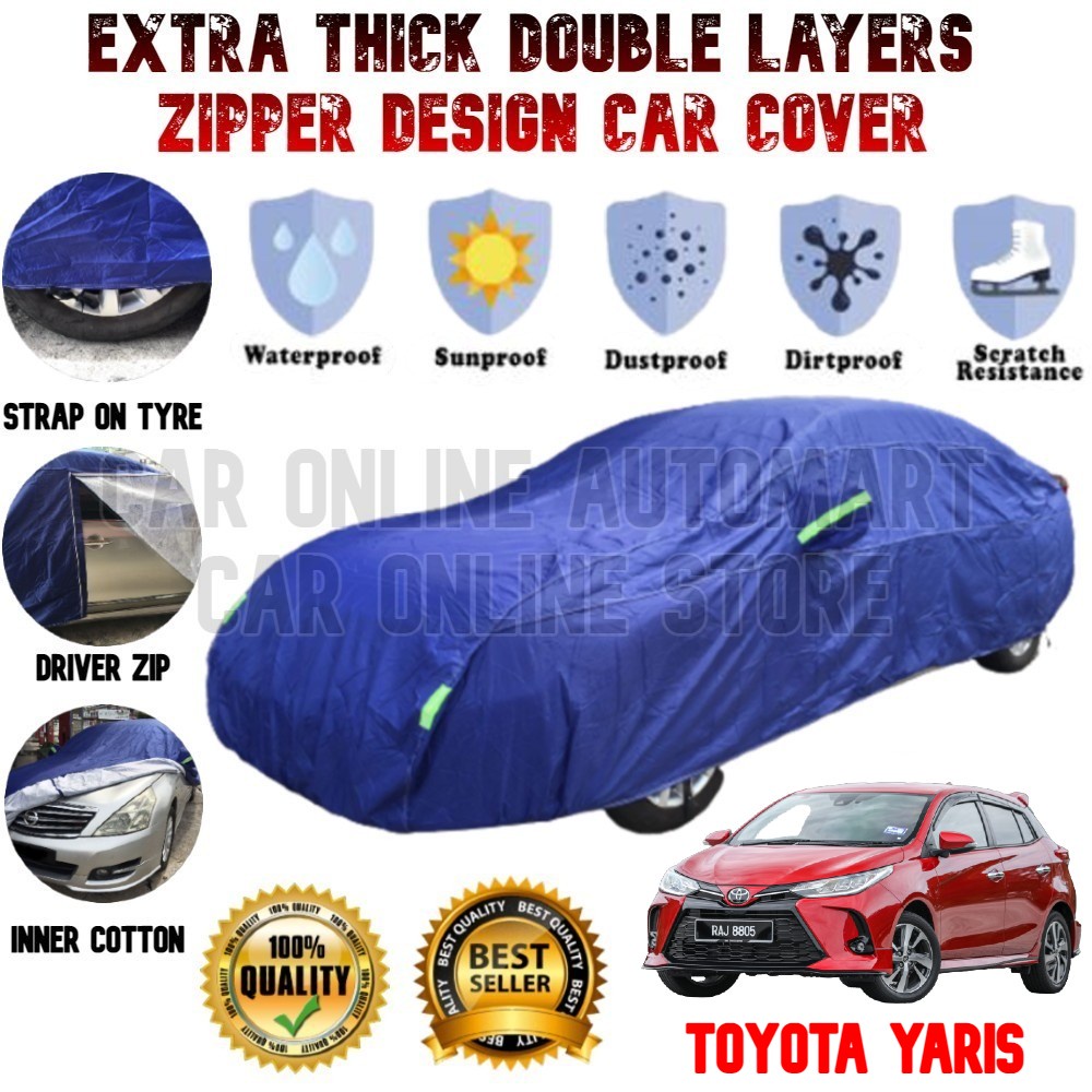 TOYOTA YARIS XL Penutup Kereta Outdoor Indoor Hight Quality Extra