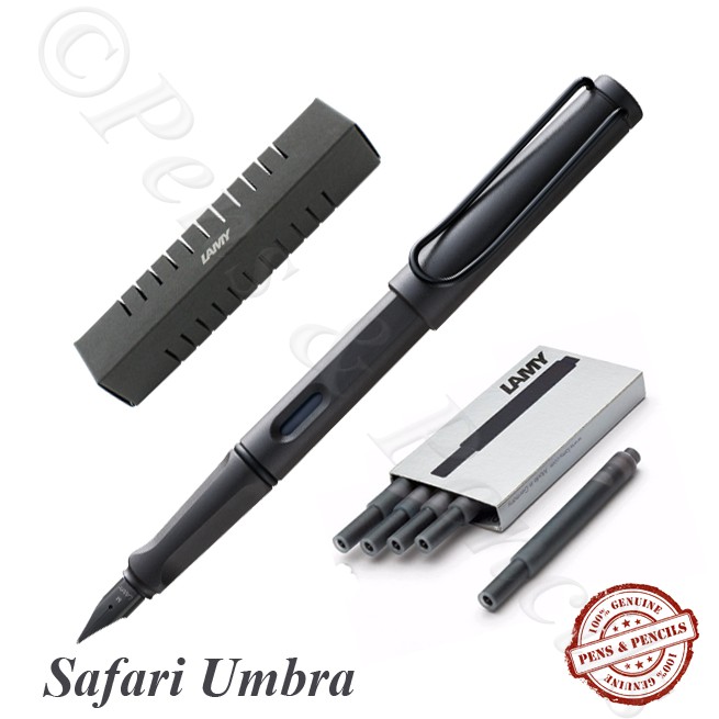 LAMY Safari Fountain Pen - Umbra Charcoal Black