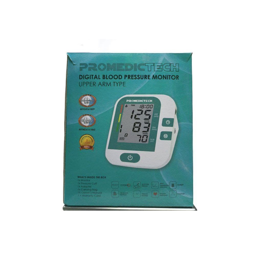 [ORIGINAL] [PROMEDICTECH] Digital Blood Pressure Monitor ( Upper Arm Type ) Shopee Malaysia