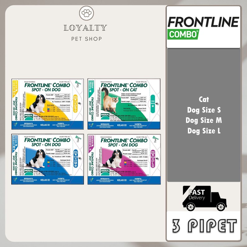 Frontline Combo Spot On Cat & Dog Shopee Malaysia