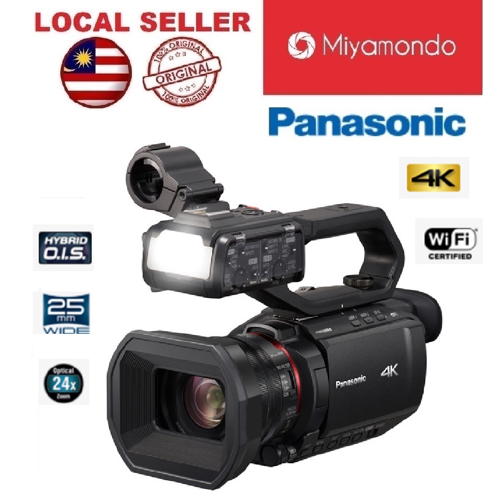 Panasonic 4K Professional Camcorder with 24X Optical Zoom and Live  Streaming - HC-X2000