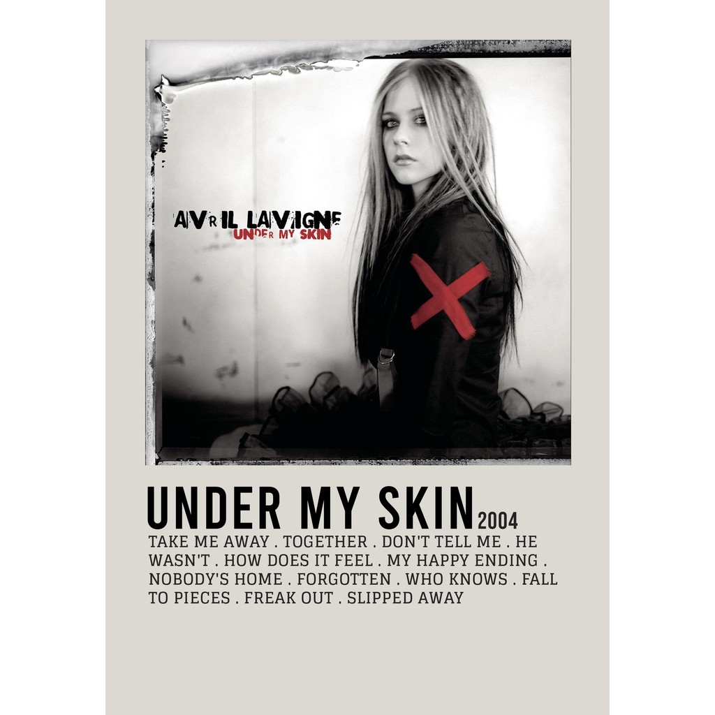 Avril Lavigne under my skin ポスター AVRIL LAVIGNE - Under My Skin - Alternative Rock Post-grunge