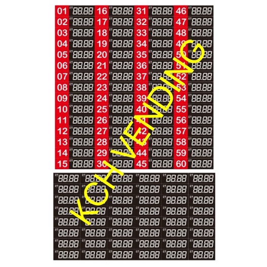 Vending Machine Numbering Sticker | Shopee Malaysia