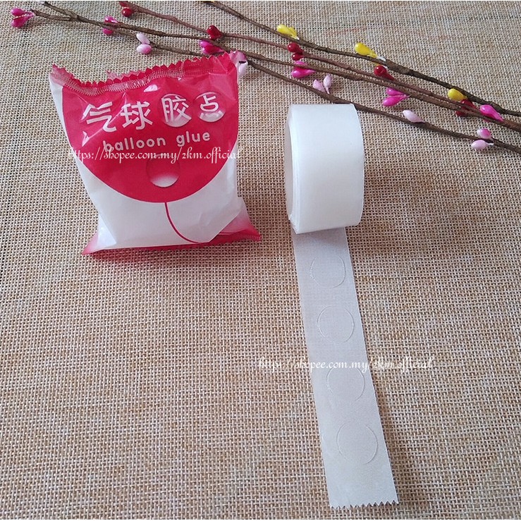 BALLOON GLUE DOT Stick Glue Dot Stick. Balloon Tape Stick Gam Tampal