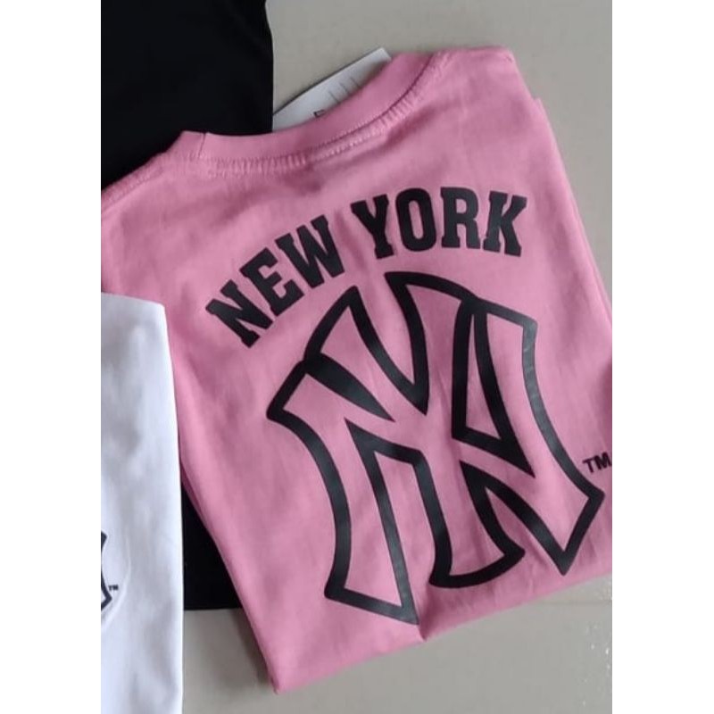 Baju Premium YANKEES NY NEW YORK Cotton Short Sleeve Baseball Team T Shirt  Kanak Budak Boy Girl Kid Kids T-Shirt Tee Shirts Tshirt Unisex Fashion  Pakaian