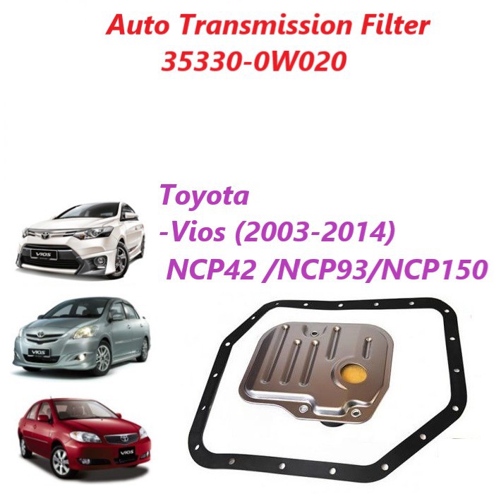 ATF Auto Transmission Filter Set 353300W020Toyota Vios 20032014