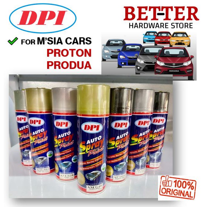 🔥LASTSTOCK🔥 DPI AUTO SPRAY PAINT MALAYSIAN CAR CAT PROTON PERODUA SPRAY