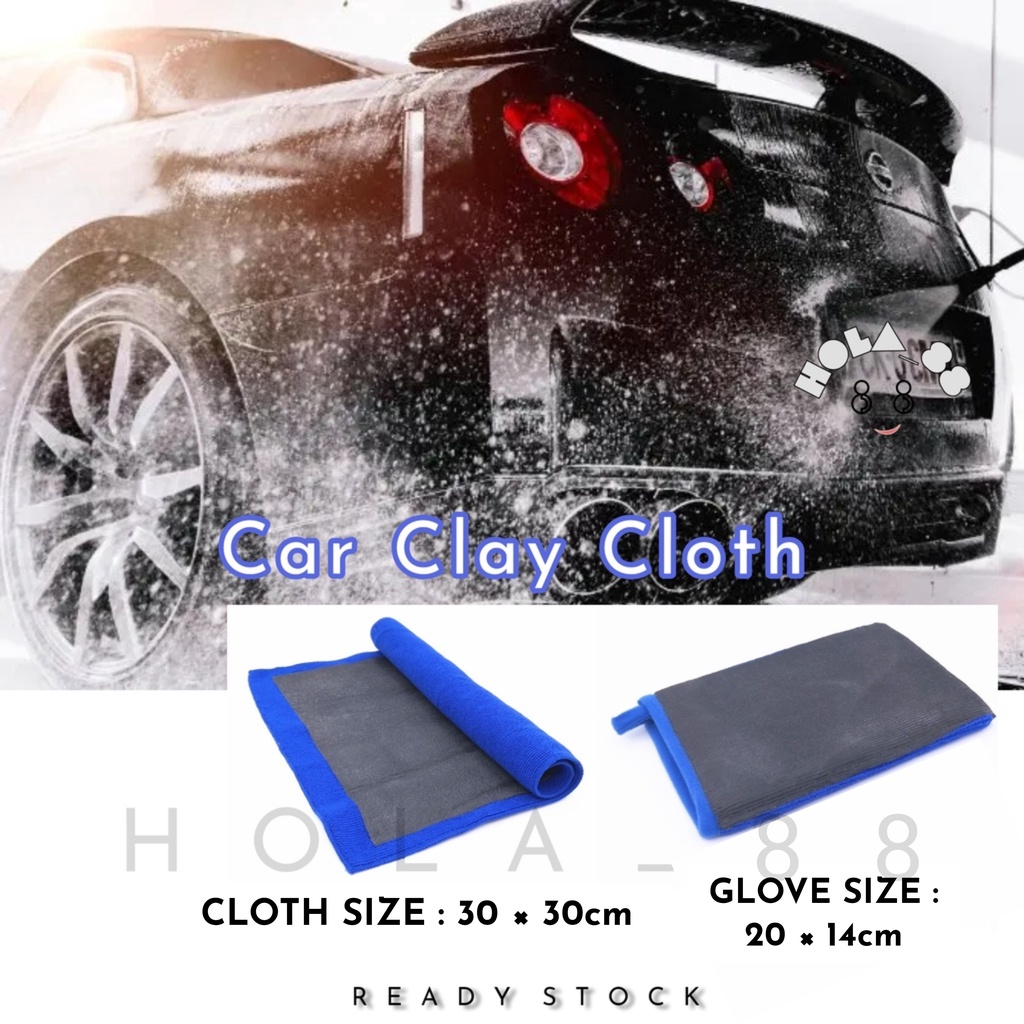 Clay Mitt Medium Grade Clay Bar Infused Mitt Car Detailing Towel