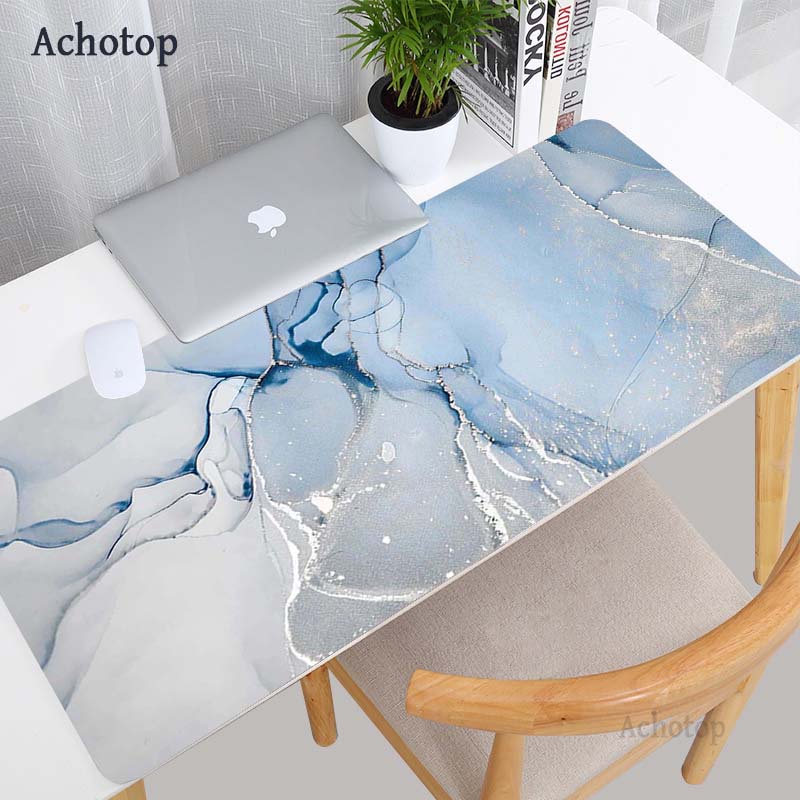 Large Marble Mouse Pad Mouse Pad PC Gamer Completo Kawaii Desk Mat ...