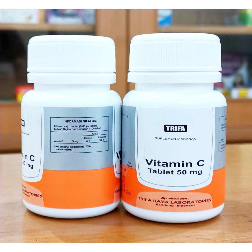 Vitamin C 50mg pot 100 Tablets | Shopee Malaysia