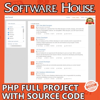 Job Portal System Full PHP Project with Source Code | Shopee Malaysia