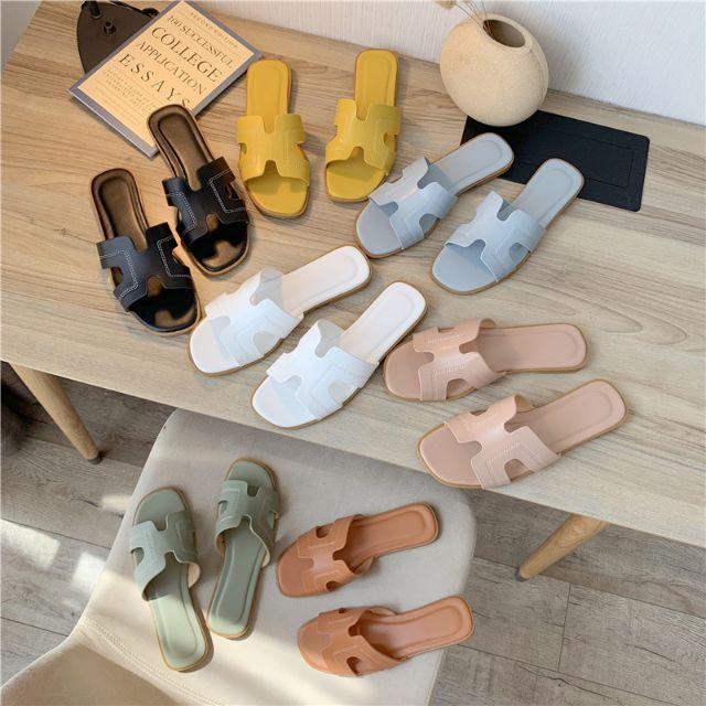 Shoes Box Women s Sandals H Slippers H sandal Shopee Malaysia