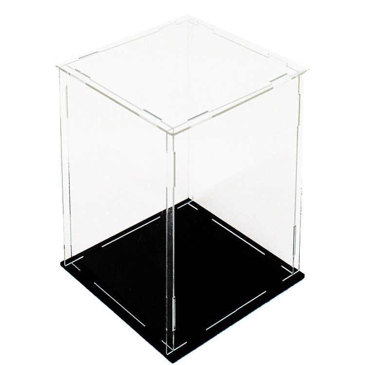 Clear Acrylic Plastic Display Case Perspex Box Dustproof Transparent ...