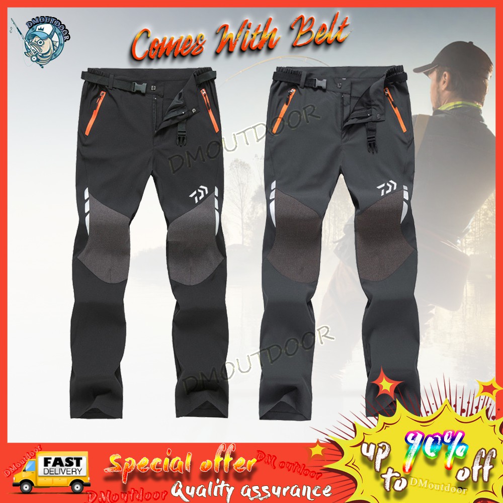 New DAIWA Fishing Pants Seluar Pancing Men Thin Quick-drying Hiking  Climbing Pant Waterproof Sport Pants LSB8