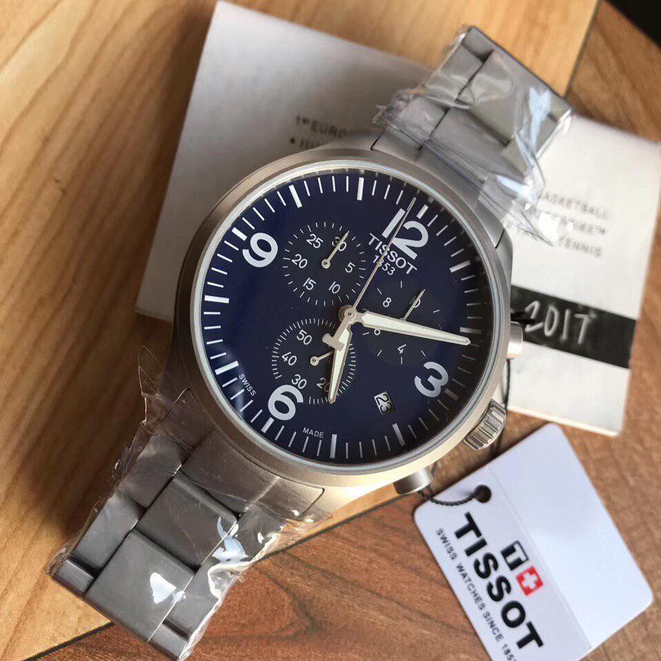 ORIGINAL TISSOT T SPORT CHRONOGRAPH XL BLUE DIAL T116.617.11