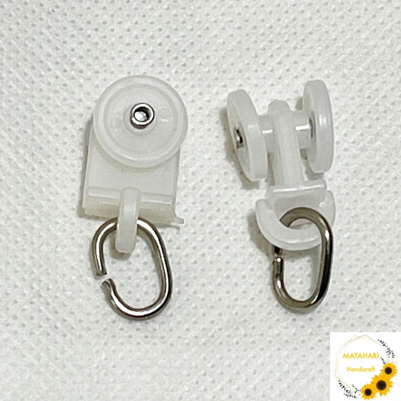 25pcs Roda Rel Aluminium Jenis Baru (Roller For New Styled Aluminium ...