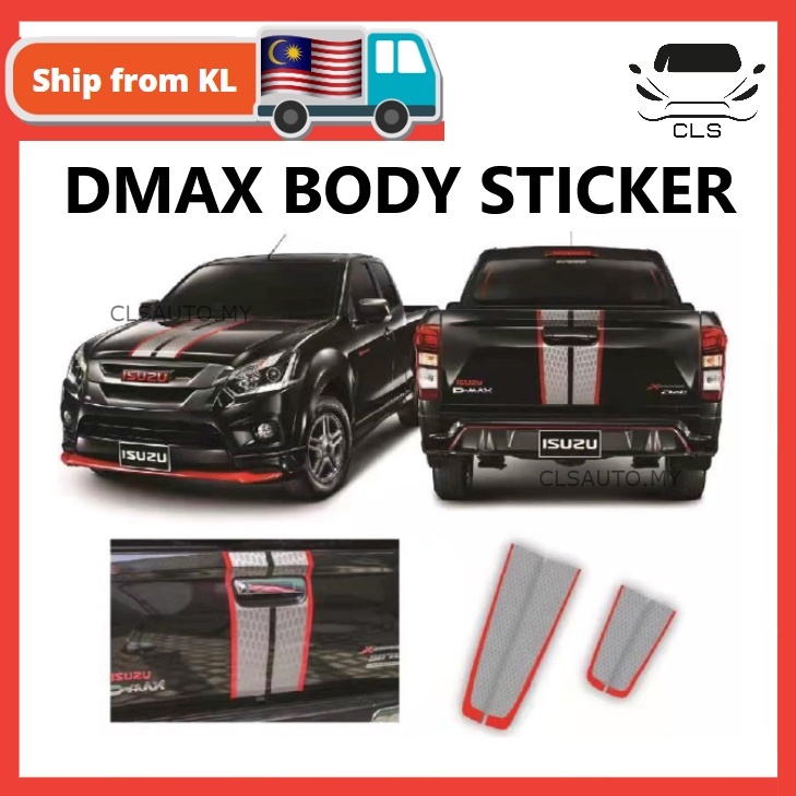ISUZU DMAX Car Sticker Body Side Front Rear Decal - DMAX 02 | Shopee ...