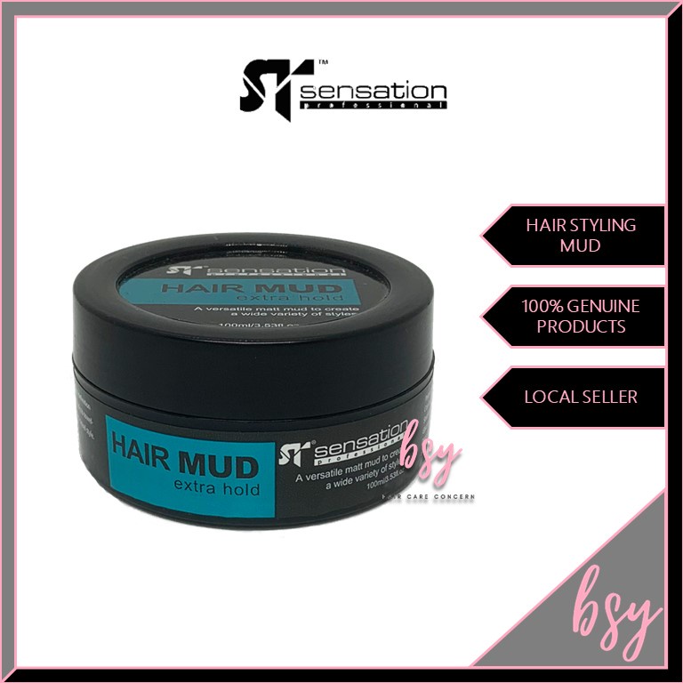 Sensation ST Texturizing Hair Clay / Extra Hold Hair Mud 100ml Shopee Malaysia