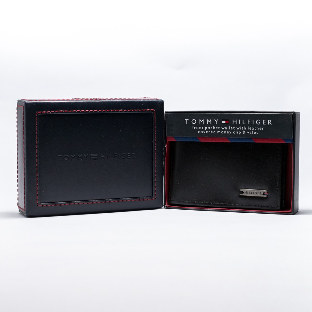 Tommy hilfiger front on sale pocket wallet