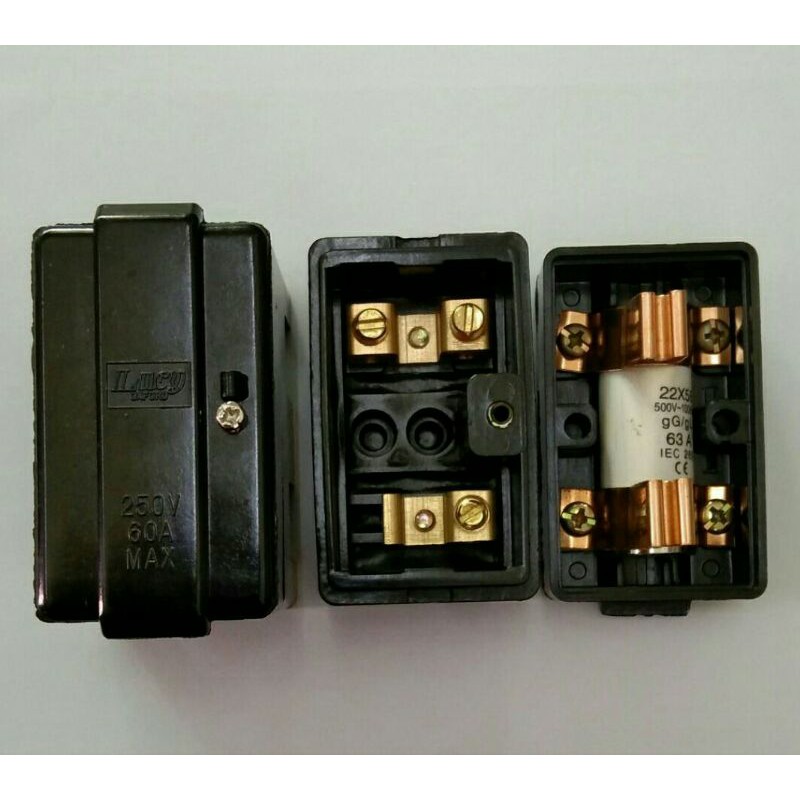 Lucy 60A CUT OUT UNIT Complete With 63A FUSE | Shopee Malaysia