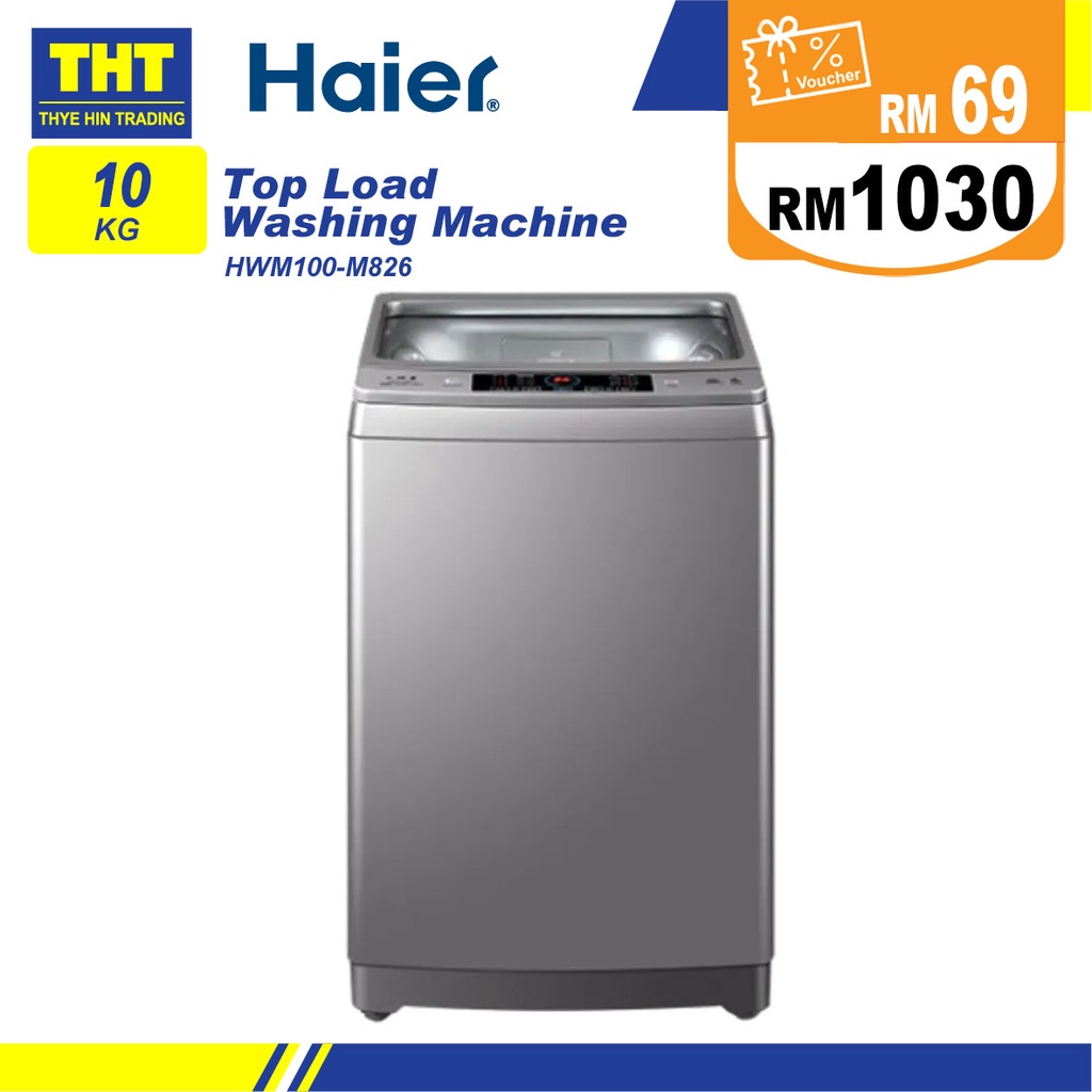 Haier 10KG Top Load Series Washing Machine HWM100M826 (Washing Machine
