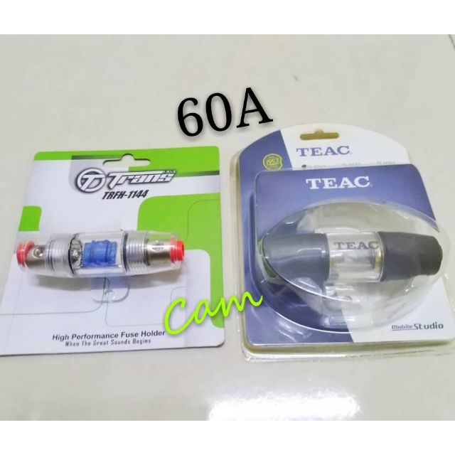 TEAC/Trans Car Amplifier Fuse Box 60A Wira/Waja/Saga/Honda/Toyota Shopee Malaysia