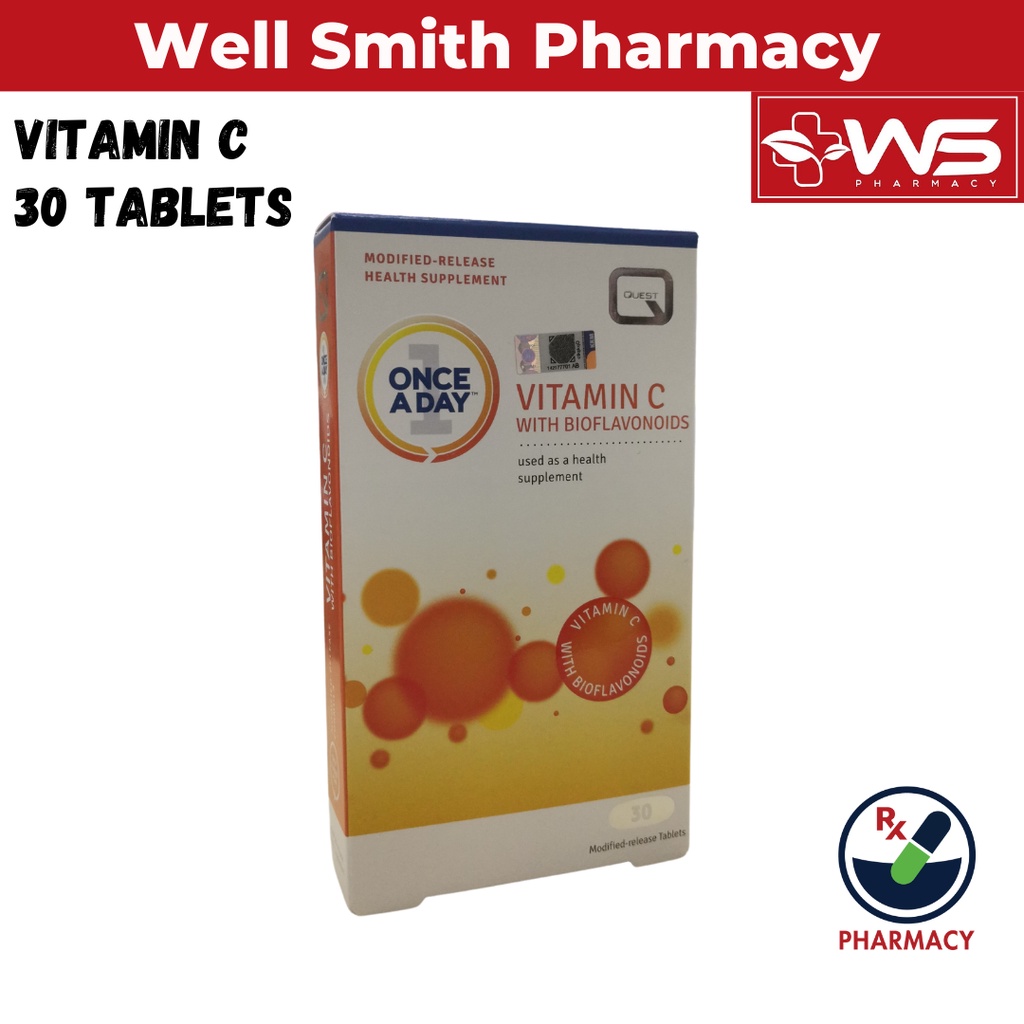 QUEST VITAMIN C WITH BIOFLAVONOIDS *MODIFIED RELEASE* (30 TABLETS