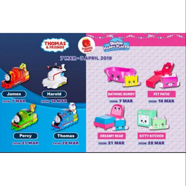 Mcdonalds happy meal march 2019 clearance