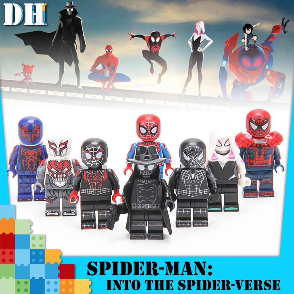 8PCS Superhero Series Marvel Avengers Spiderman Parallel Universe  Compatible Lego Building Block Minifigure Children's Toy Gift | Shopee  Malaysia