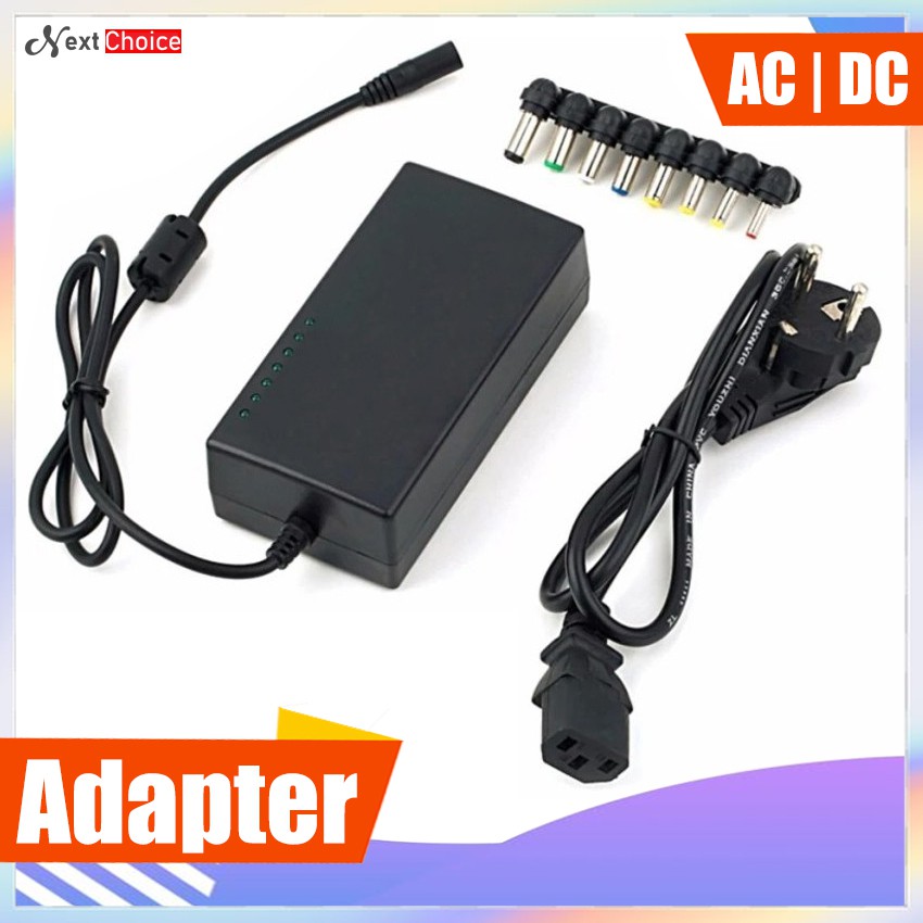 Universal AC/DC Laptop Adaptor (Black) | Shopee Malaysia