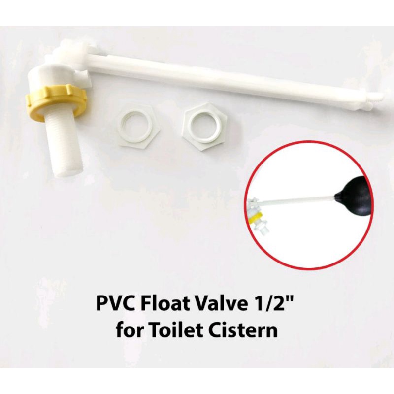 Toilet cistern side inlet valve float valve 9" (can choose with or