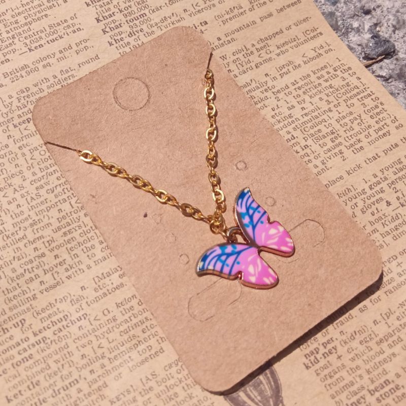 Shopee deals butterfly necklace