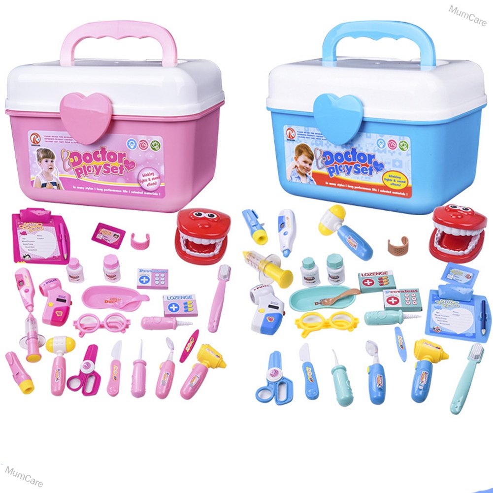 MumCare 25Pcs Kids Simulation Medicine Box Doctor Toys Sets Funny ...