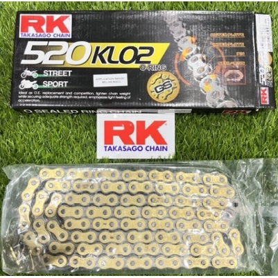 RANTAI SUPER BIKE 520 GOLD EMAS O RING O-RING RK CHAIN | Shopee Malaysia