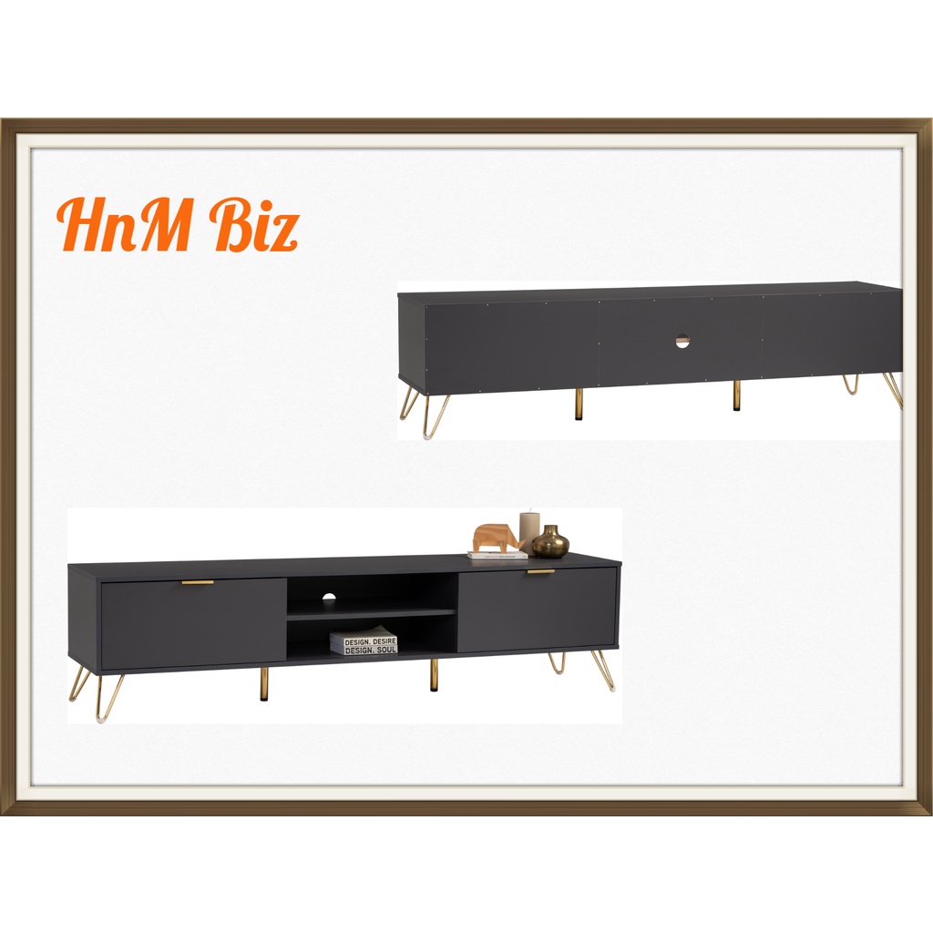 🔥Ready Stock🔥*Hn*VOLOS 1.8M TV / Modern Style Wood TV