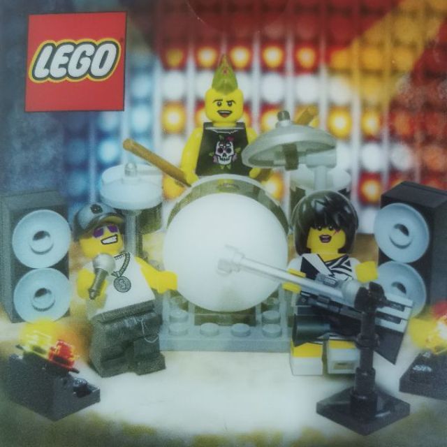 Lego 850486 Rock Band Minifigures Accessories set 2012 Shopee