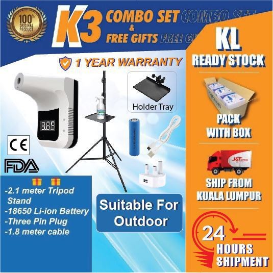 🔥k3 Full Combo Set 🇲🇾my Ship Within 24h K3 Thermometer Non Contact Digital Termometer Infrared 0975