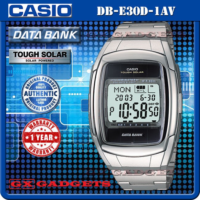 Casio tough solar outlet data bank