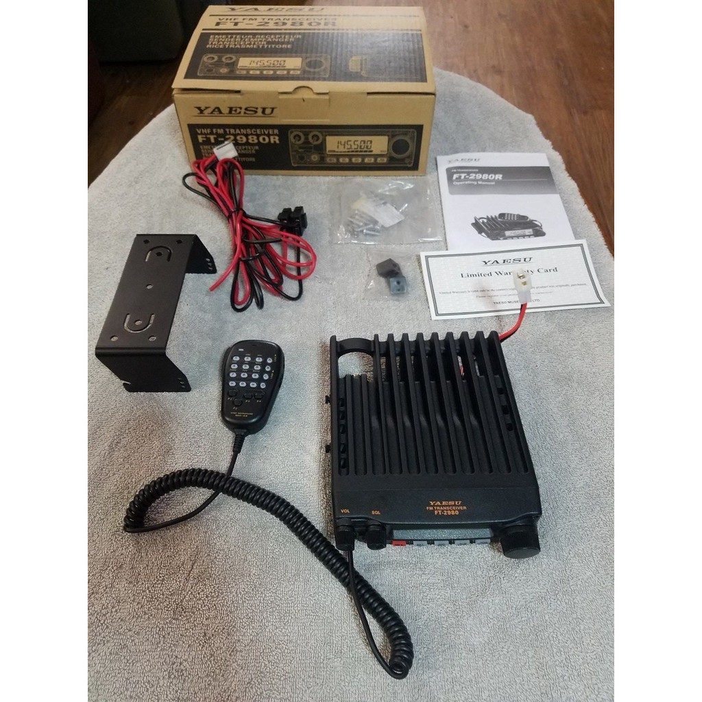 YAESU FT2980R 80W FM Transceiver With Mic Max Marine, 47 OFF