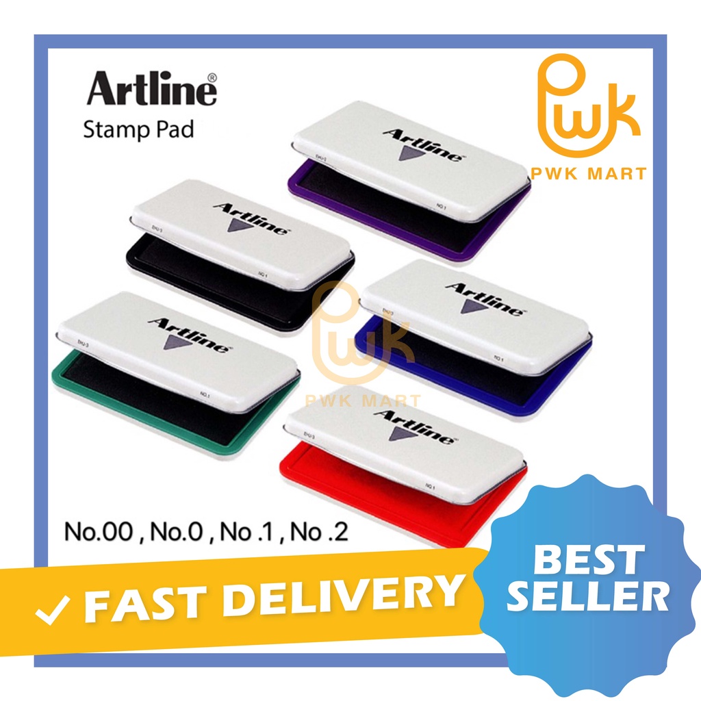 Artline Stamp Pad No.00 / No.0 / No.1 / No2🔥READY STOCK🔥 | Shopee Malaysia