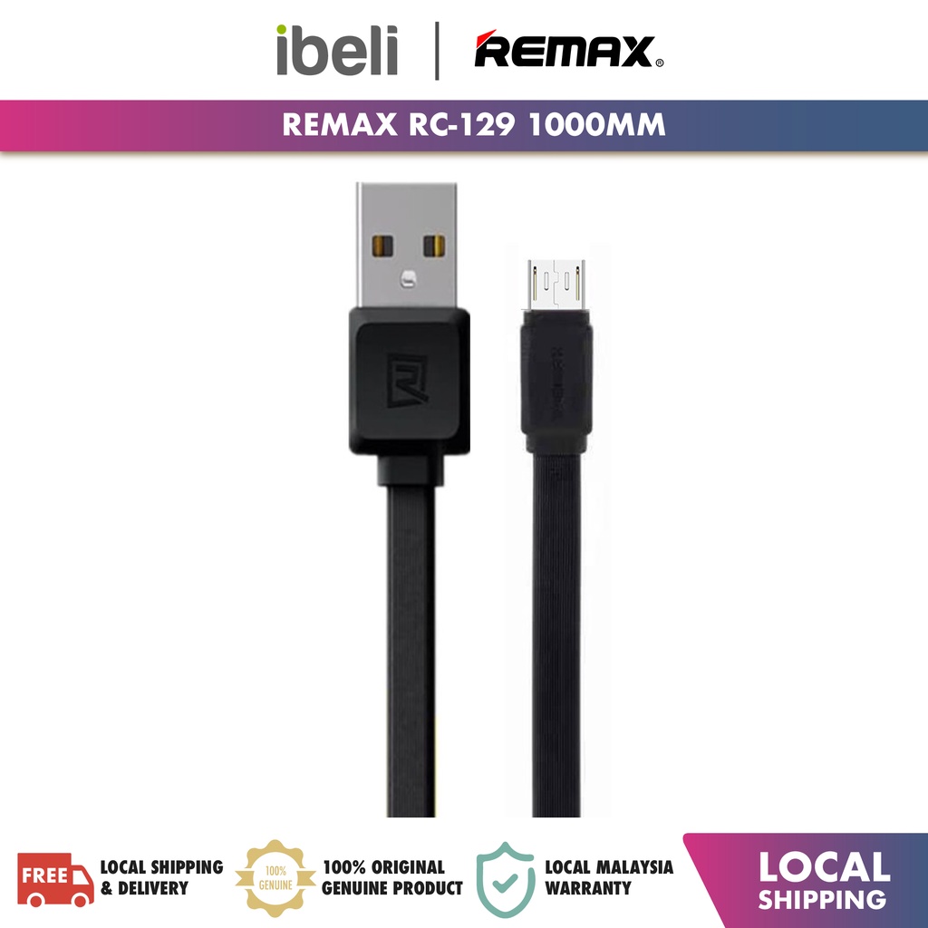 Remax RC-129 Strong Flexible Fast Pro 2.4A 1 Meter Data Cable ...