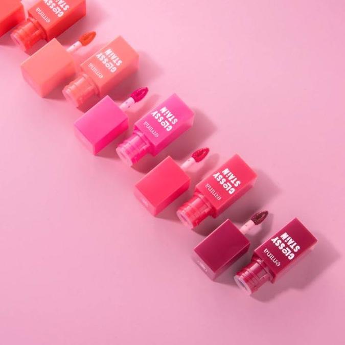 Please Emina Glosy Stain 3gr / Lip Gloss / Emina Lip Stain BFE Shopee