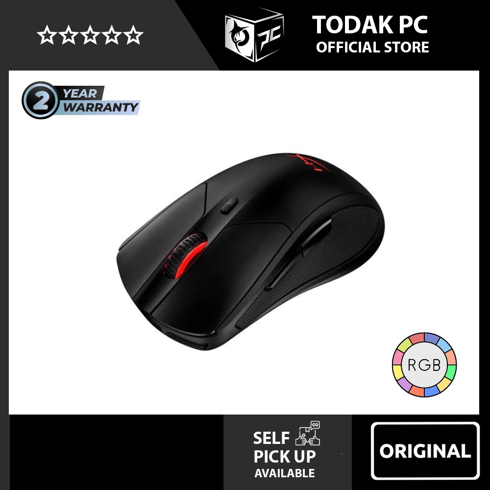 HyperX Pulsefire Dart Wireless Gaming Mouse Shopee Malaysia