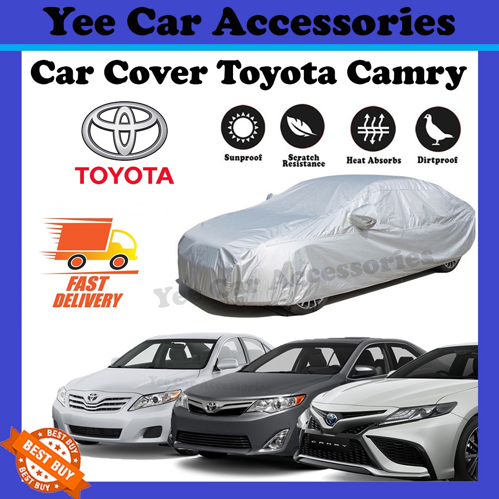 Kono Covers Full Custom-Fit Car Cover For Toyota Camry – All Weather, Waterproof, UV Resistant, Gray