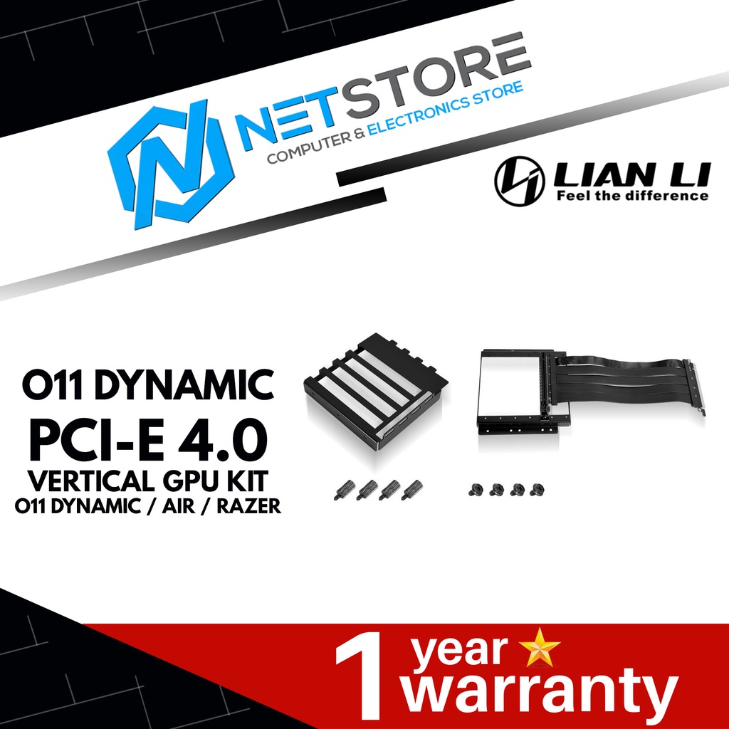 LIAN LI O11 DYNAMIC PCI-E 4.0 VERTICAL GPU KIT O11 DYNAMIC / AIR ...