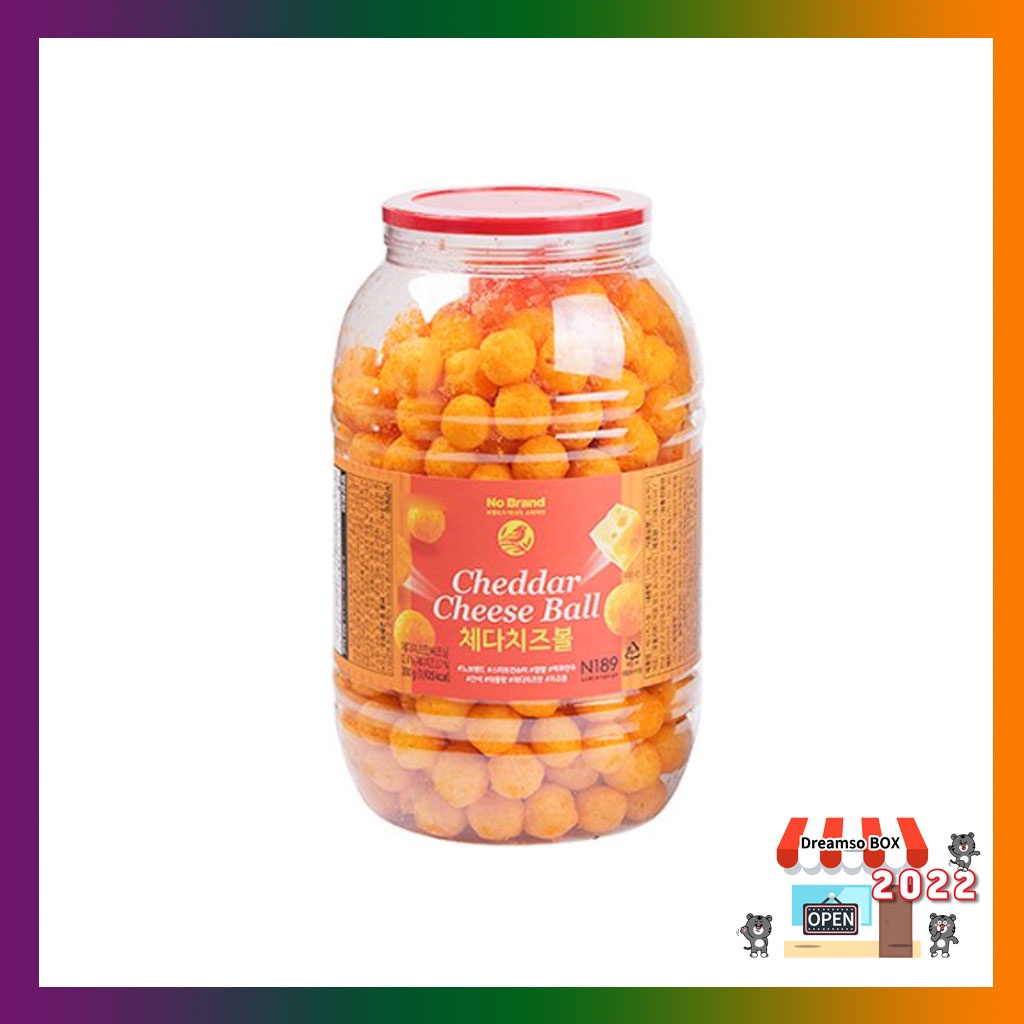 NoBrand Cheddar Cheese Ball 380g/ Korean Snack Shopee Malaysia