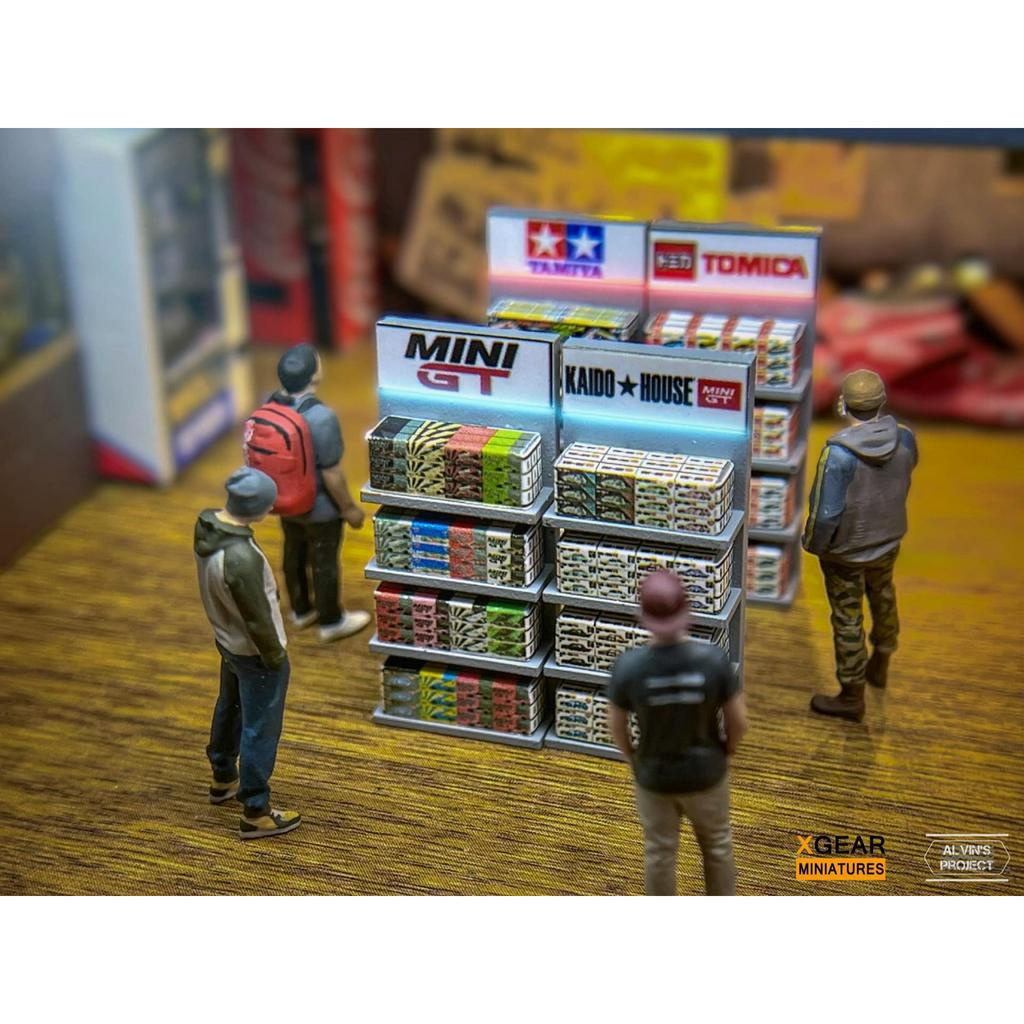 XGEAR RACK TOYS & GAME for DIORAMA with DETAILING PARTS -MINI GT-TOMICA ...