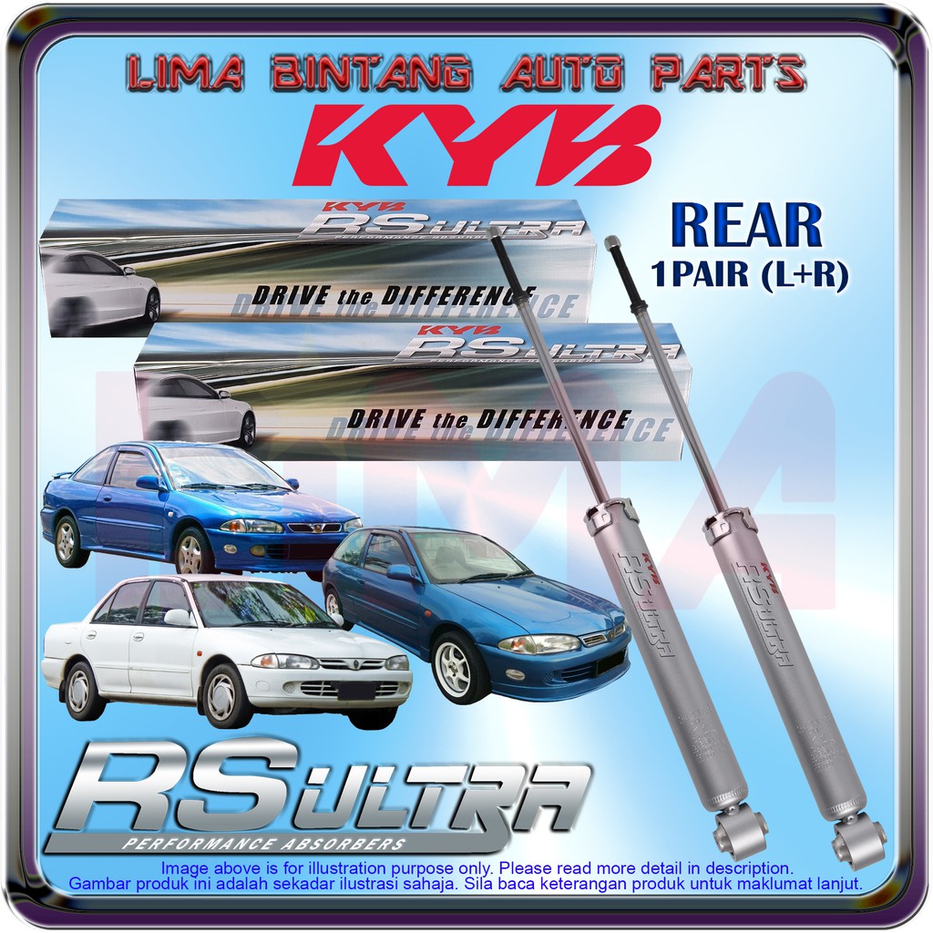 ( 1Pair ) Proton Wira , Satria , Putra Rear Shock Absorber Heavy Duty ...