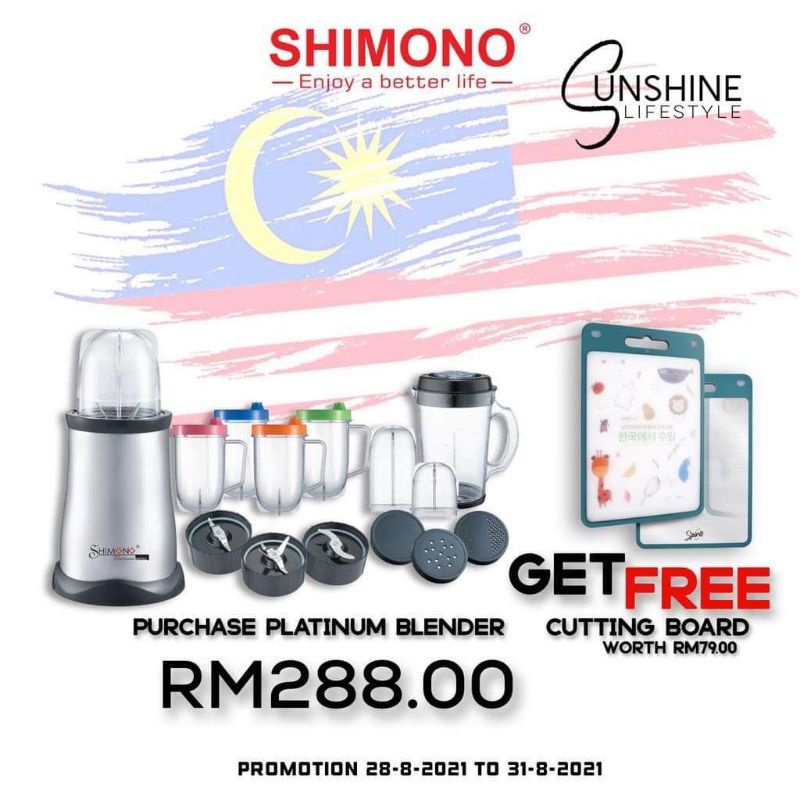 Shimono Multifunctional Food Processor BLENDER ( ModelSKP 1009 ) Shopee Malaysia